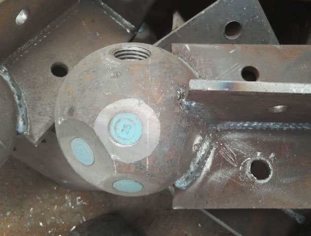 河东螺栓球球塞，网架配件